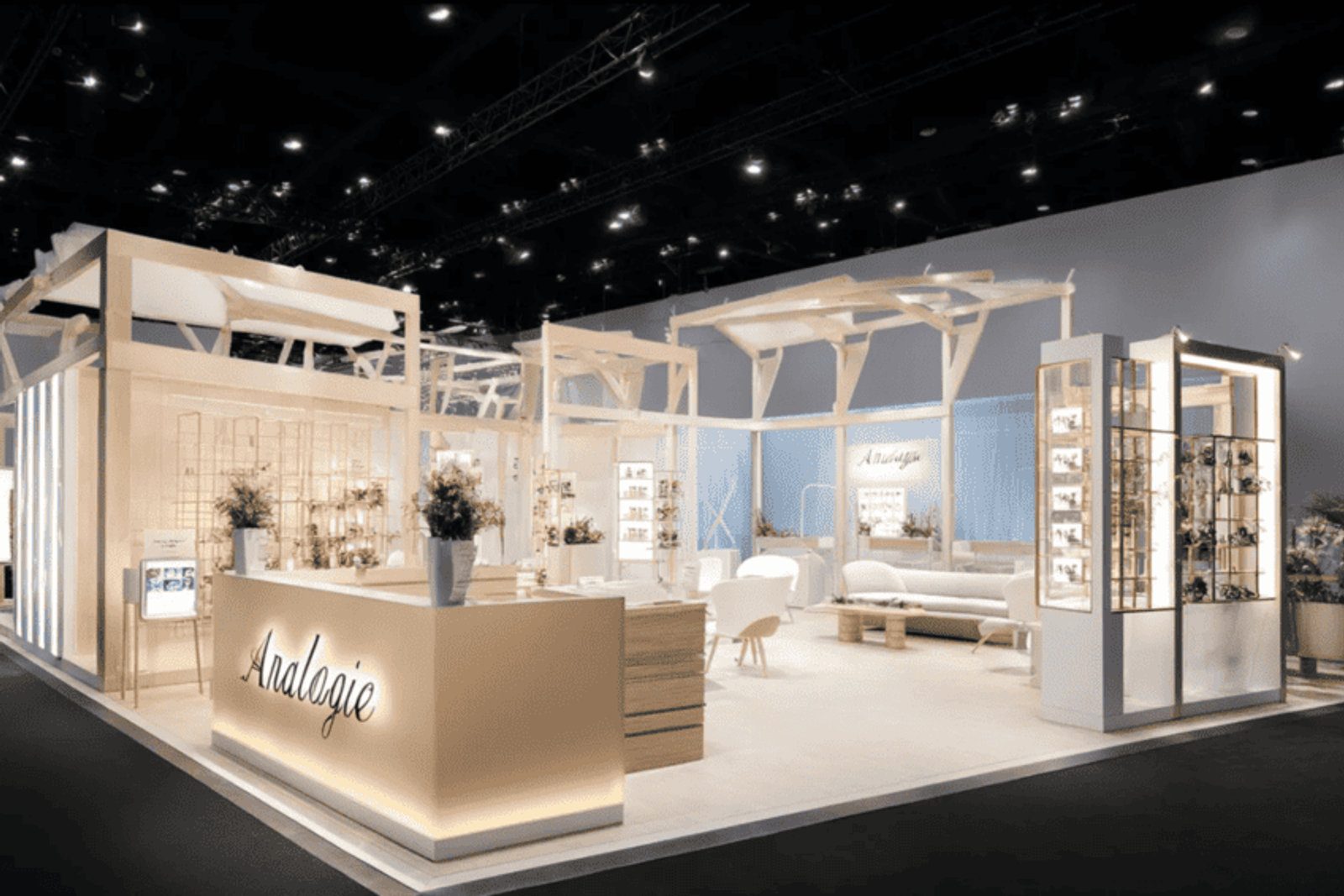 Shopping mall booth